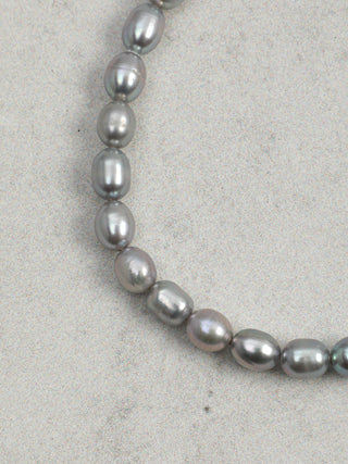 Misty Blue — Blue Stone & Freshwater Pearl Bracelet