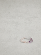 Violet Ember — Amethyst & Rose Quartz Bracelet