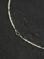 Crystal Cascade — Pearl & Blue Topaz Necklace