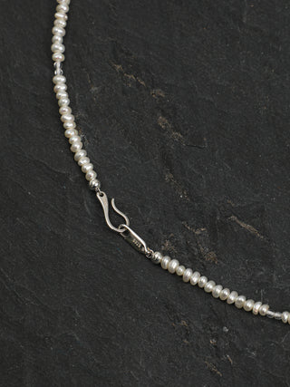 Crystal Cascade — Pearl & Blue Topaz Necklace