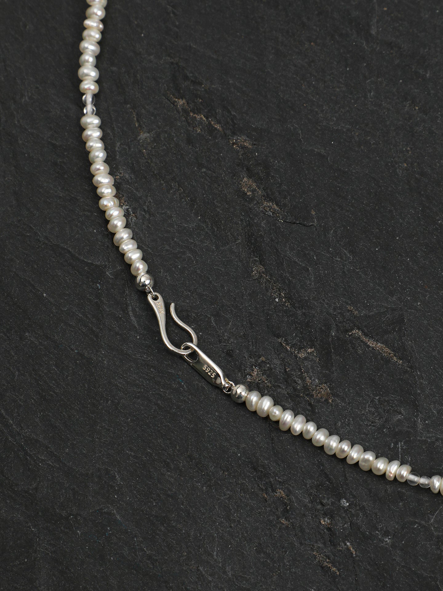 Crystal Cascade — Pearl & Blue Topaz Necklace