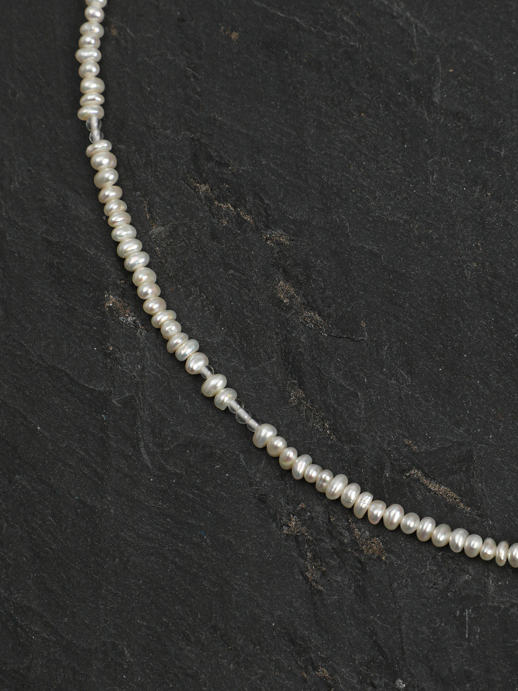 Crystal Cascade — Pearl & Blue Topaz Necklace