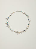 Silver Isles — Baroque Pearl & Mineral Necklace