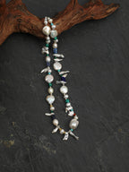 Silver Isles — Baroque Pearl & Mineral Necklace