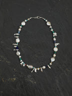Silver Isles — Baroque Pearl & Mineral Necklace