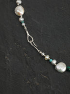 Silver Isles — Baroque Pearl & Mineral Necklace