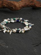 Silver Isles — Baroque Pearl & Mineral Necklace