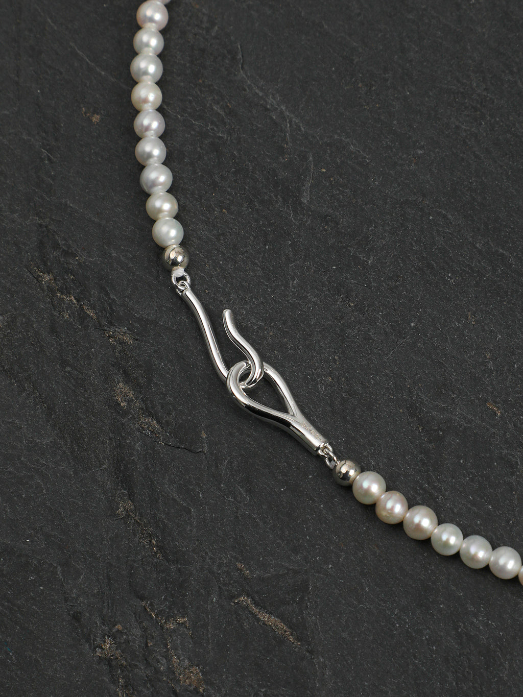 Mist Lagoon — Fluorite & Baroque Pearl Necklace