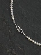 Mist Lagoon — Fluorite & Baroque Pearl Necklace