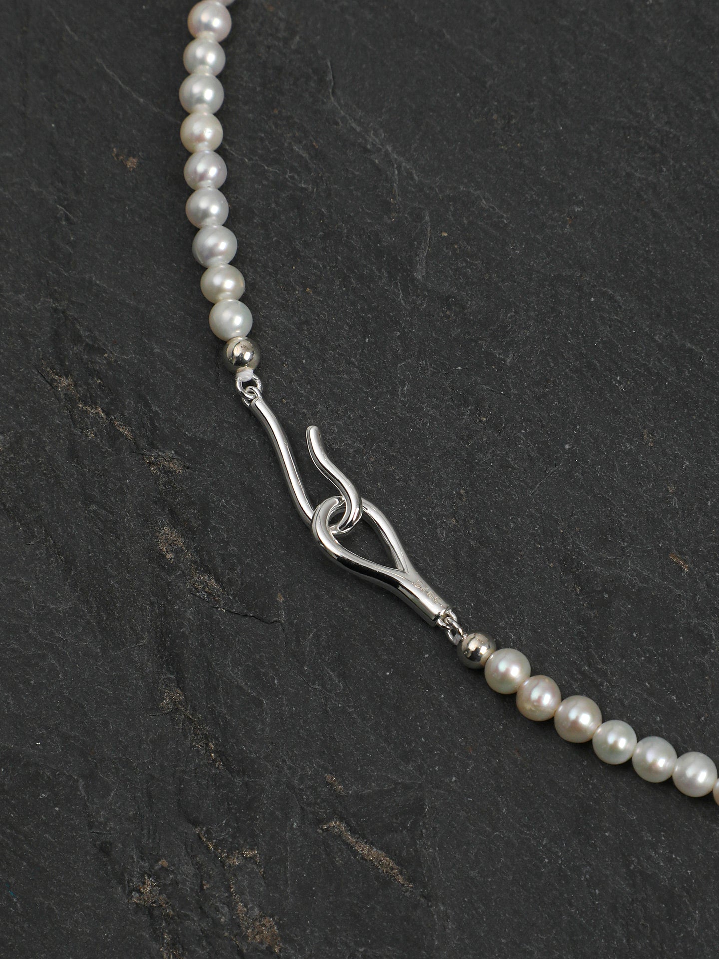 Mist Lagoon — Fluorite & Baroque Pearl Necklace
